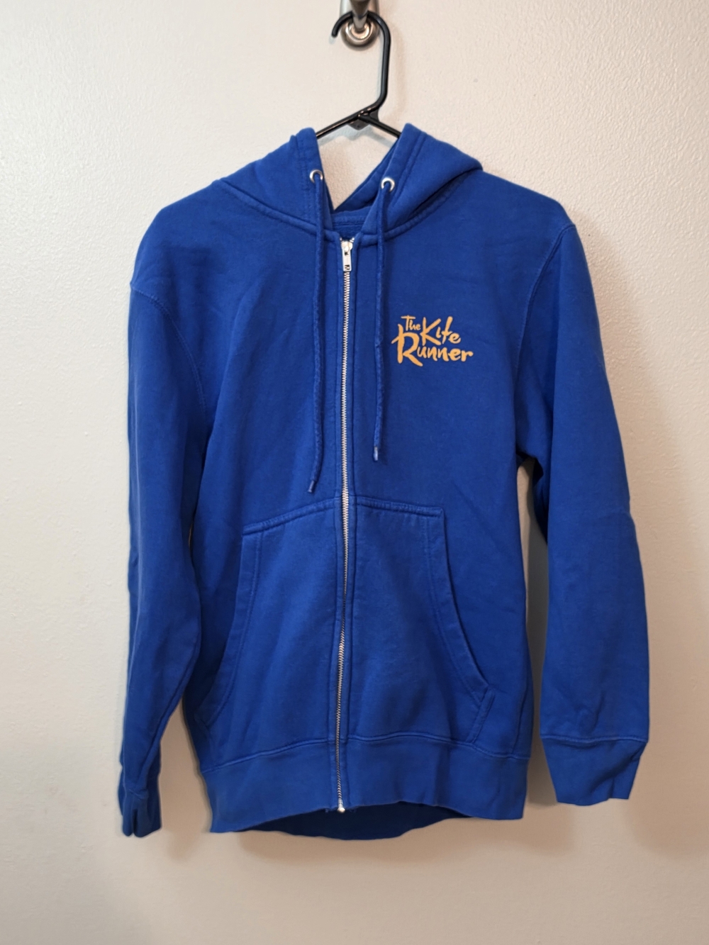 The Kite Runner Men's Blue Zip-Up Hoodie Sweatshirt
